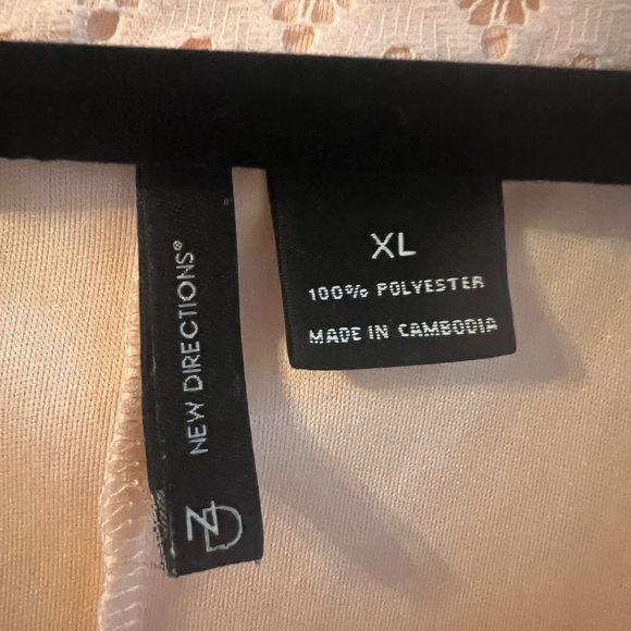 New Directions Pale Pink Tank Top - Picture 2 of 8